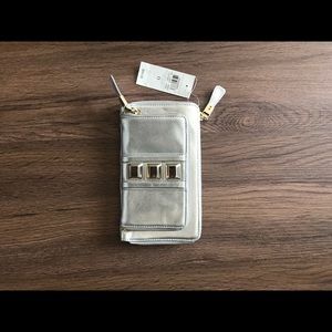 Brand new with tags silver wallet